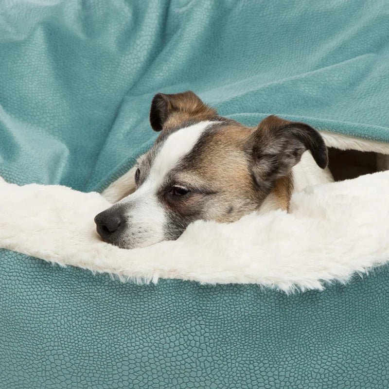 Lit Orthopédique pour Chien avec Capuche - Chaud et Imperméable
