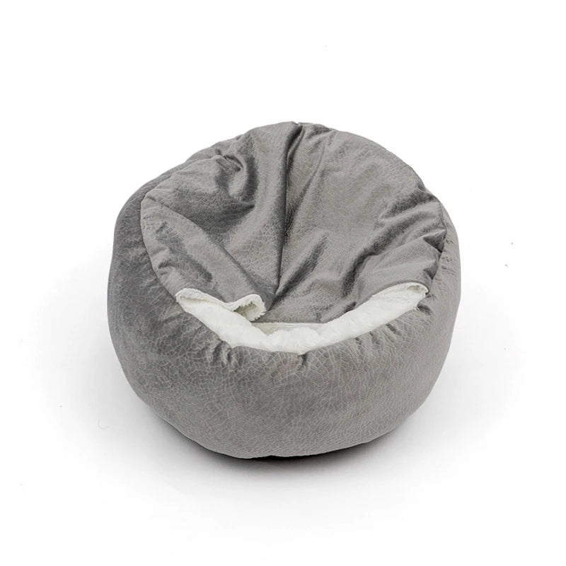 Lit Orthopédique pour Chien avec Capuche - Chaud et Imperméable
