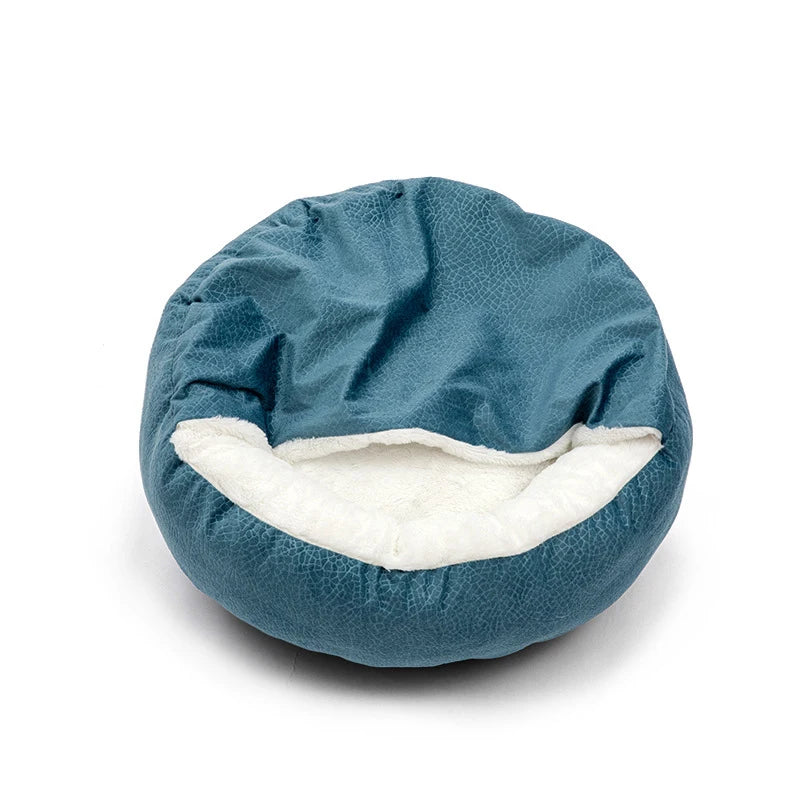 Lit Orthopédique pour Chien avec Capuche - Chaud et Imperméable