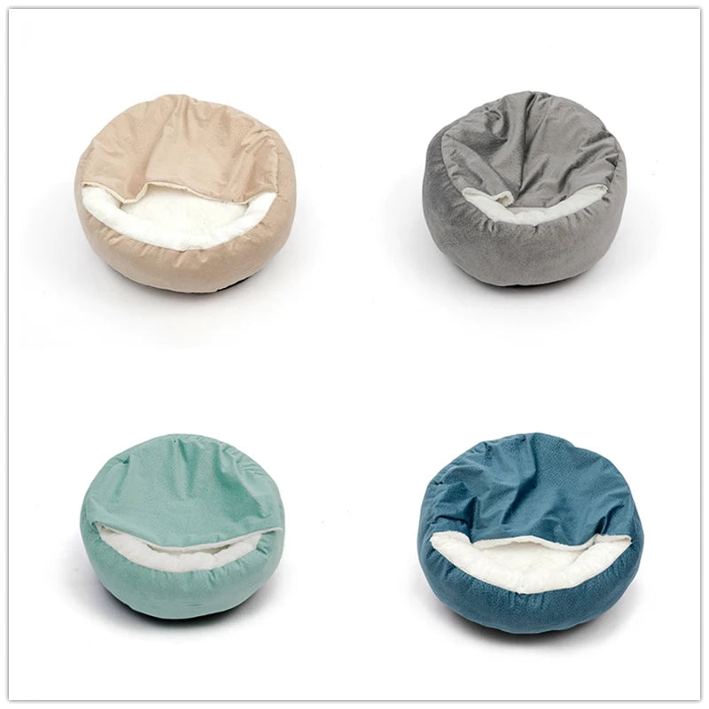 Lit Orthopédique pour Chien avec Capuche - Chaud et Imperméable