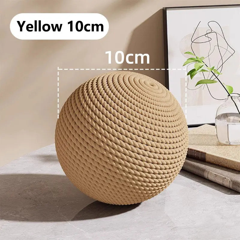 Grande Balle Griffoir Sonore en Sisal pour Chat