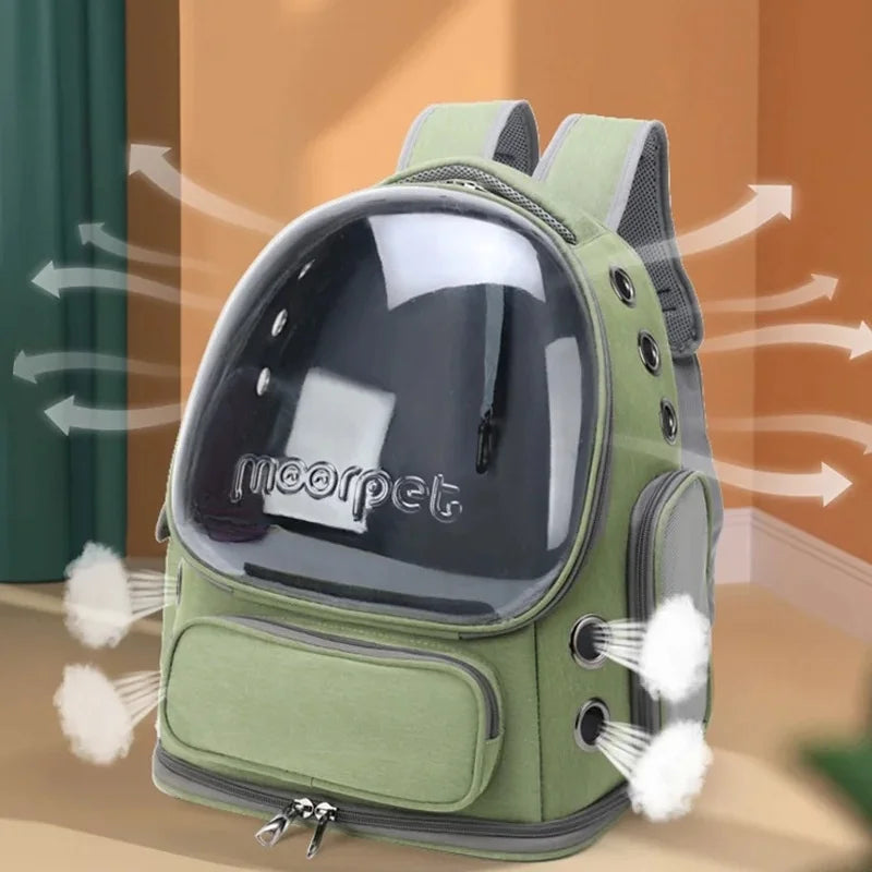 Sac à Dos de Transport pour Chat - Respirant, Idéal Voyage