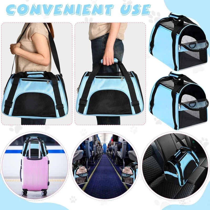 Sac de Transport Chat - Respirant et Pliable