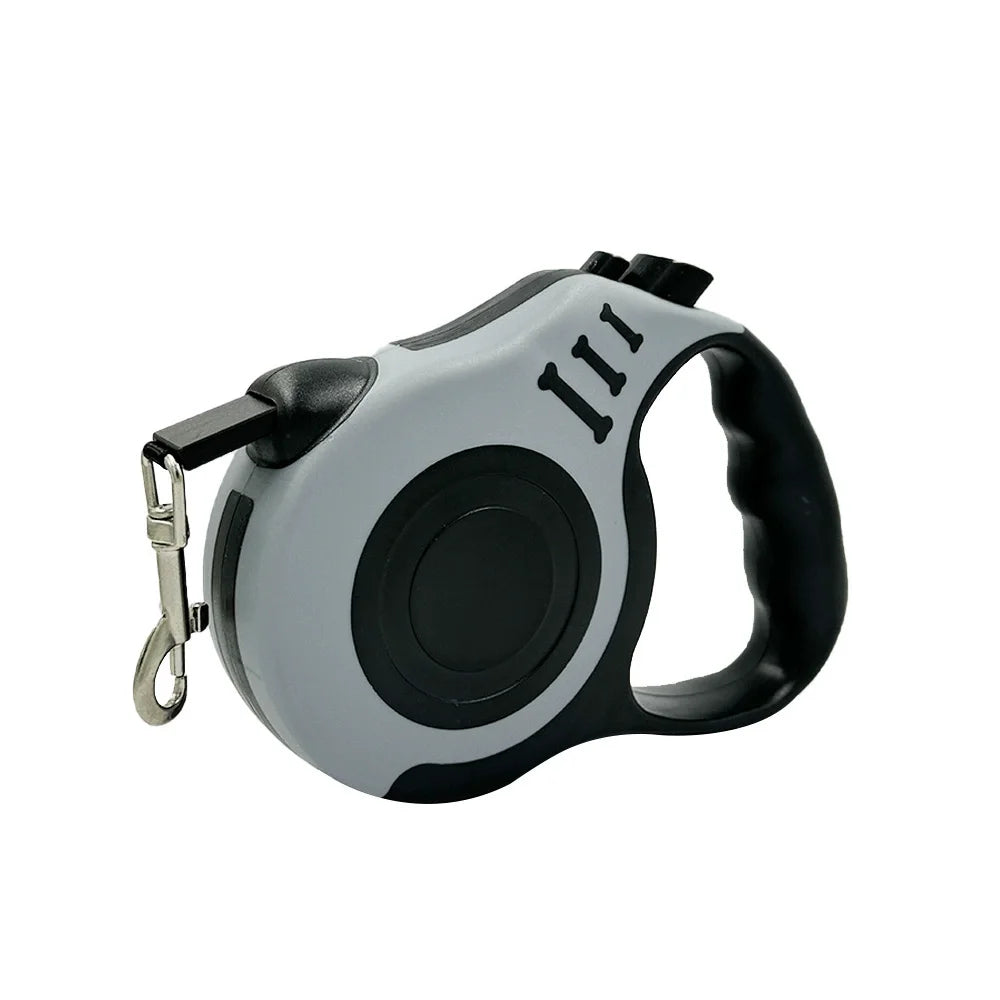 Laisse Rétractable en Nylon Tressé pour Chien