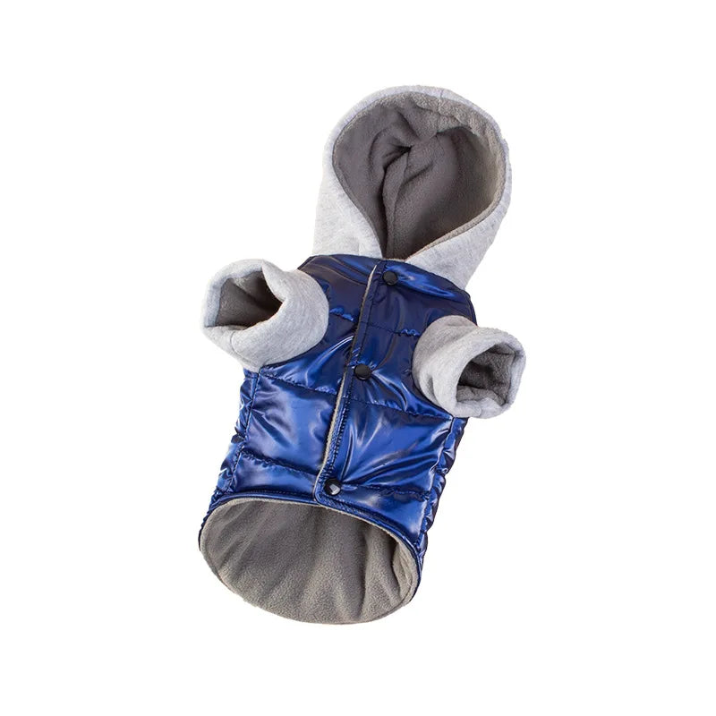 Manteau d'Hiver Imperméable Doublé Polaire pour Chien