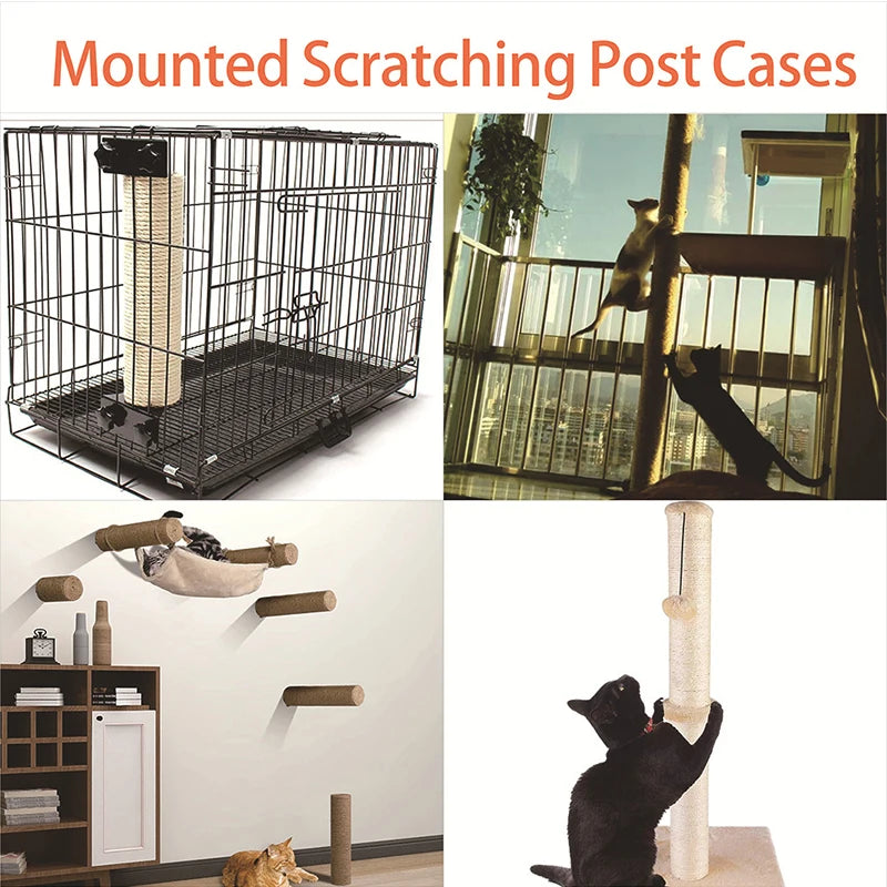 Poteau Griffoir en Sisal pour Arbre à Chat