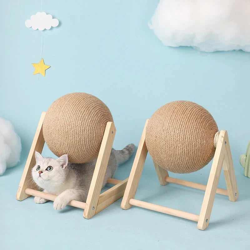 Griffoir Boule en Corde de Sisal pour Chat