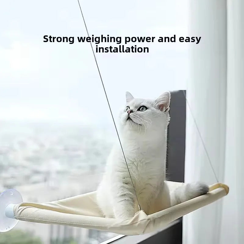 Hamac de Fenêtre pour Chat - Ventouses Puissantes