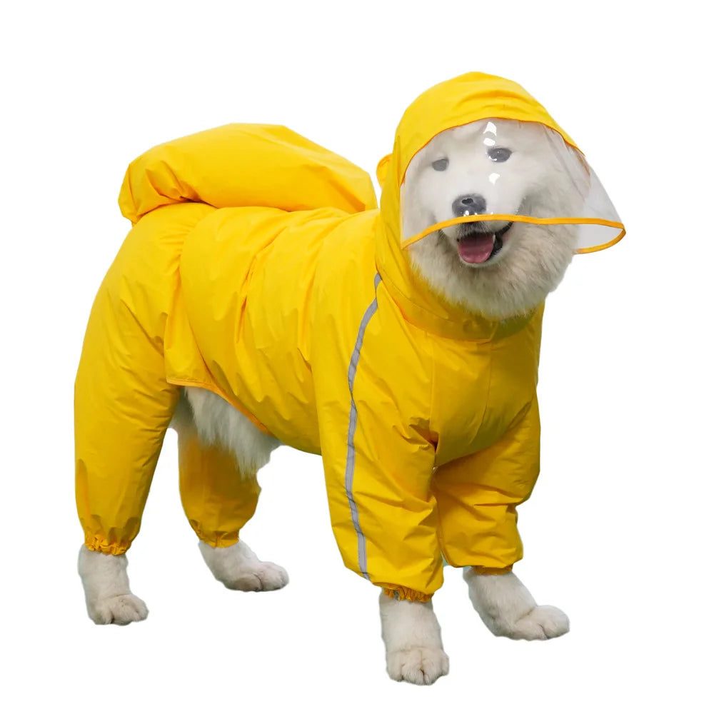 Imperméable pour Chien - Manteau de Pluie à Capuche