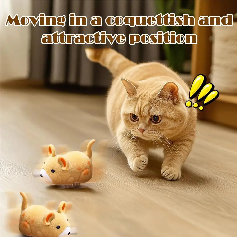 Souris Vibrante Automatique pour Chat