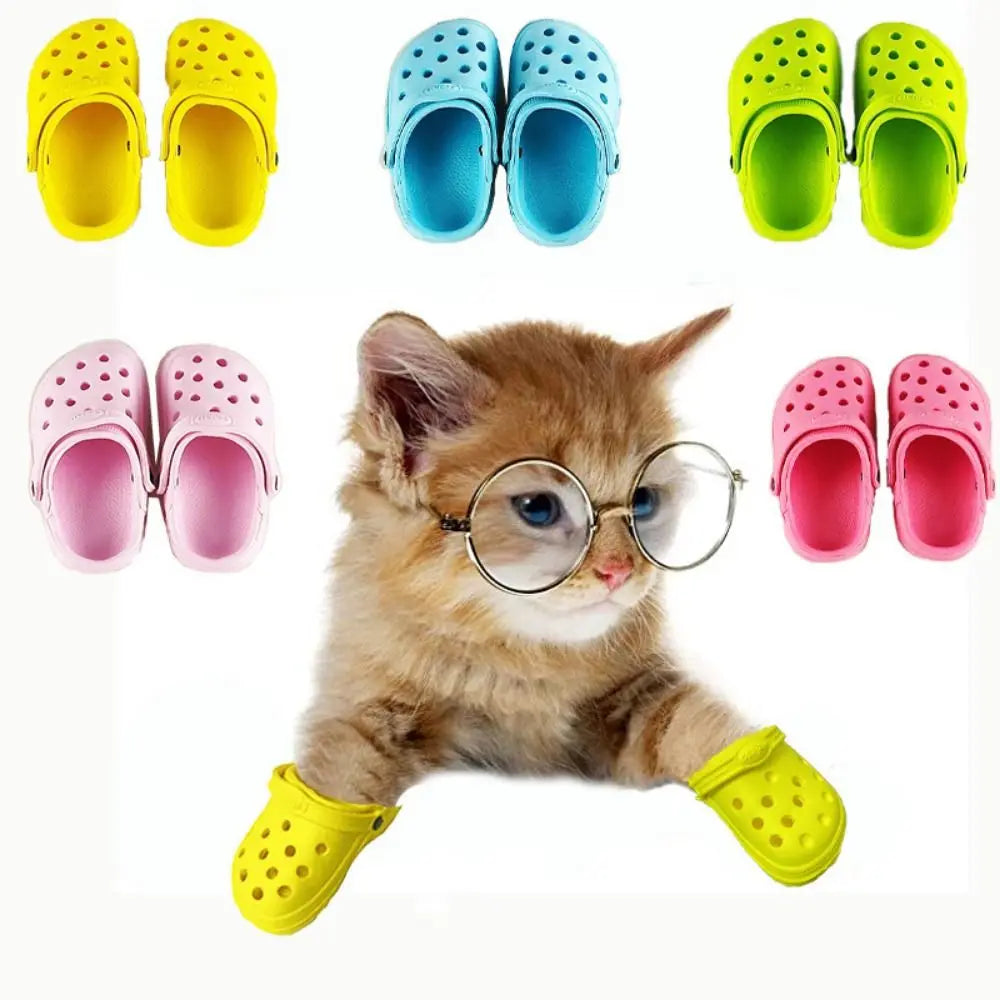 Bottes de Pluie Antidérapantes pour Chien et Chat - Lot de 4