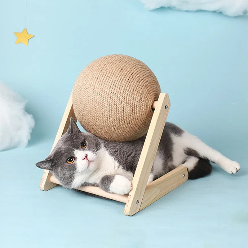 Griffoir Boule en Corde de Sisal pour Chat