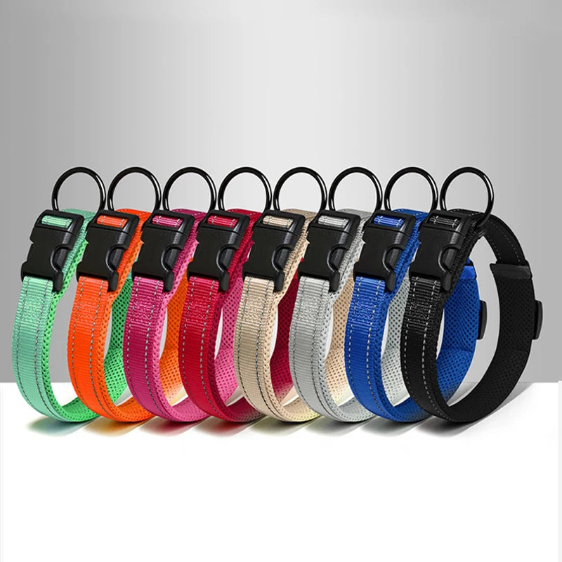 Collier Réfléchissant Ajustable pour Chien