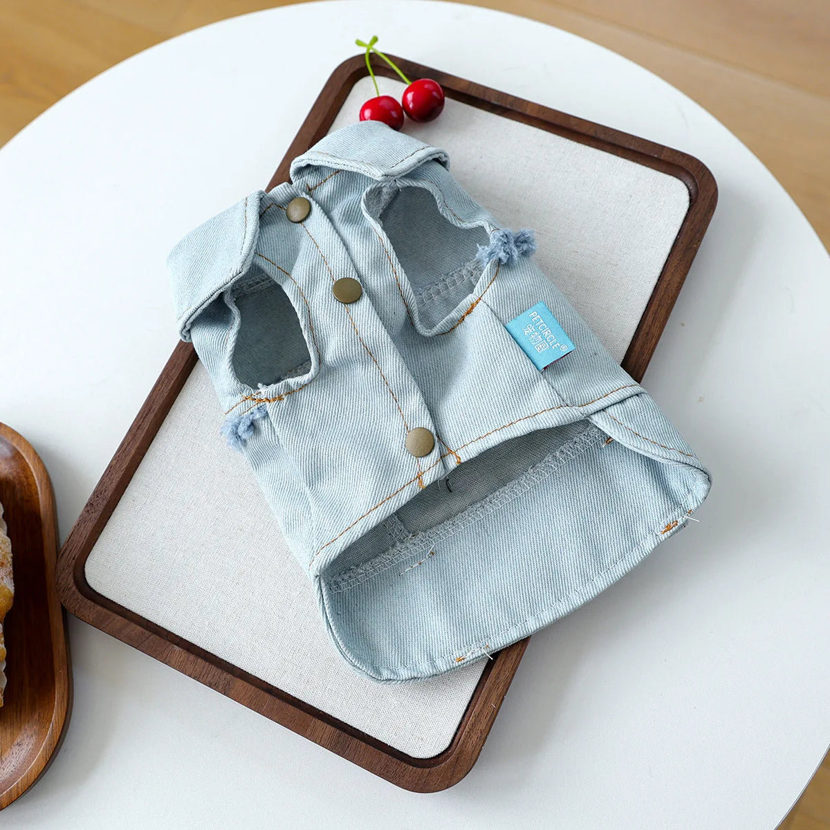 Veste en Jean Harnais Intégré pour Chien