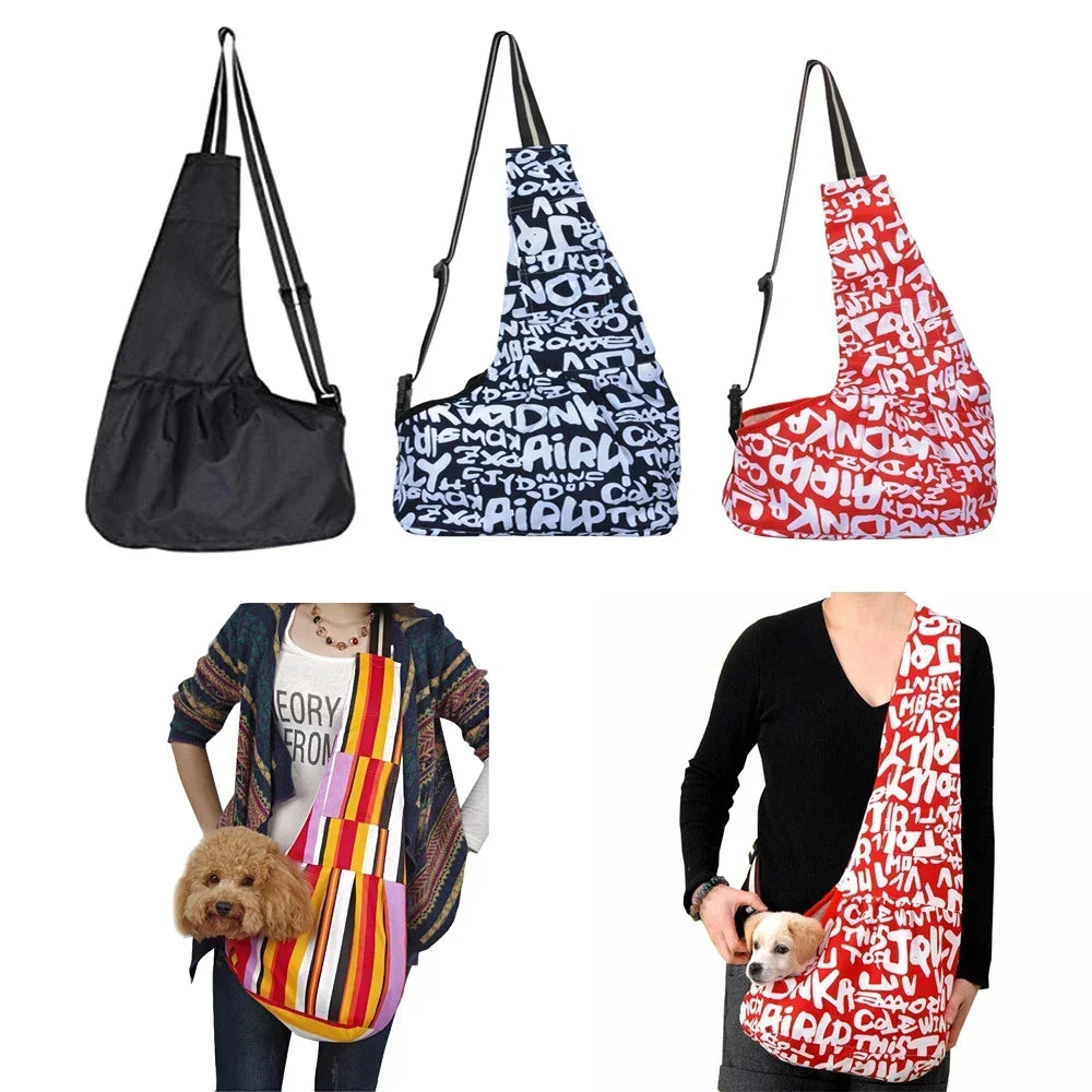 Sac Bandoulière Mains Libres pour Petit Chien et Chat