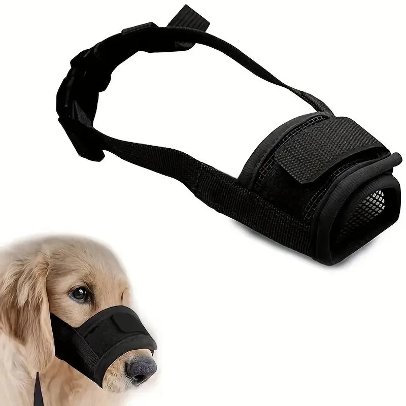 Muselière Respirante en Maille pour Chien