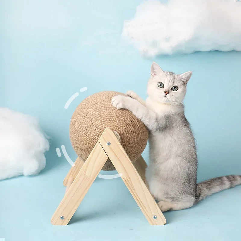 Griffoir Boule en Corde de Sisal pour Chat
