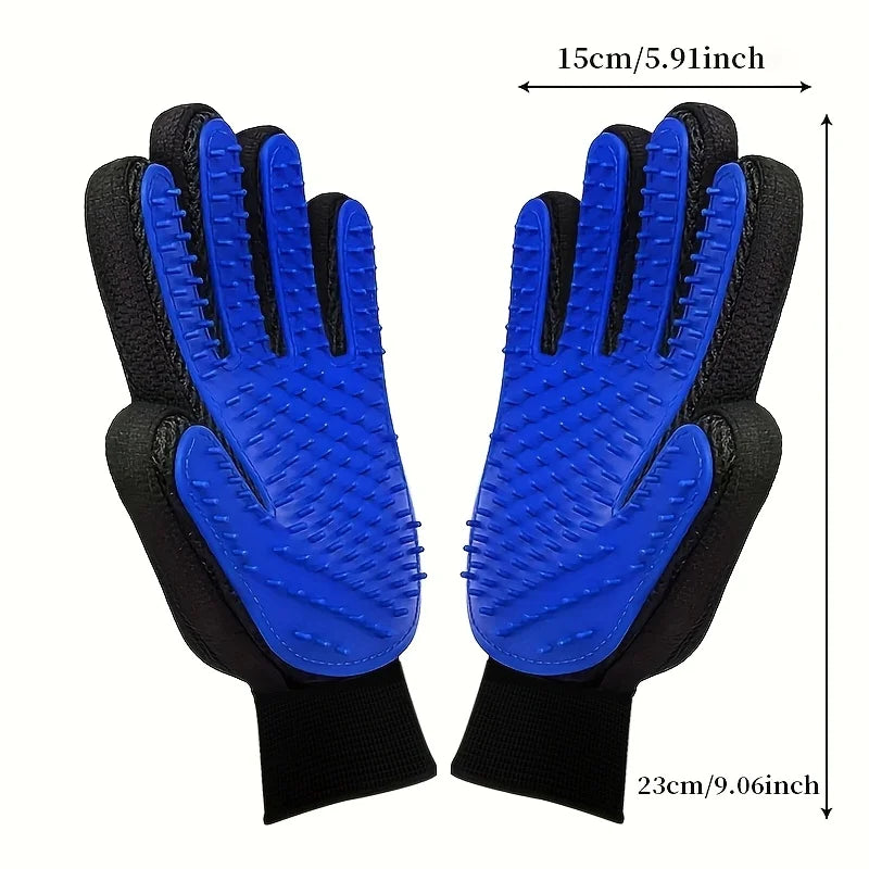 Duo de Gants de Toilettage Anti-Poils