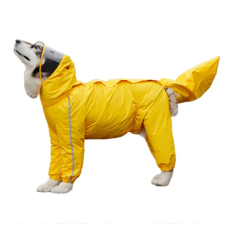 Imperméable pour Chien - Manteau de Pluie à Capuche