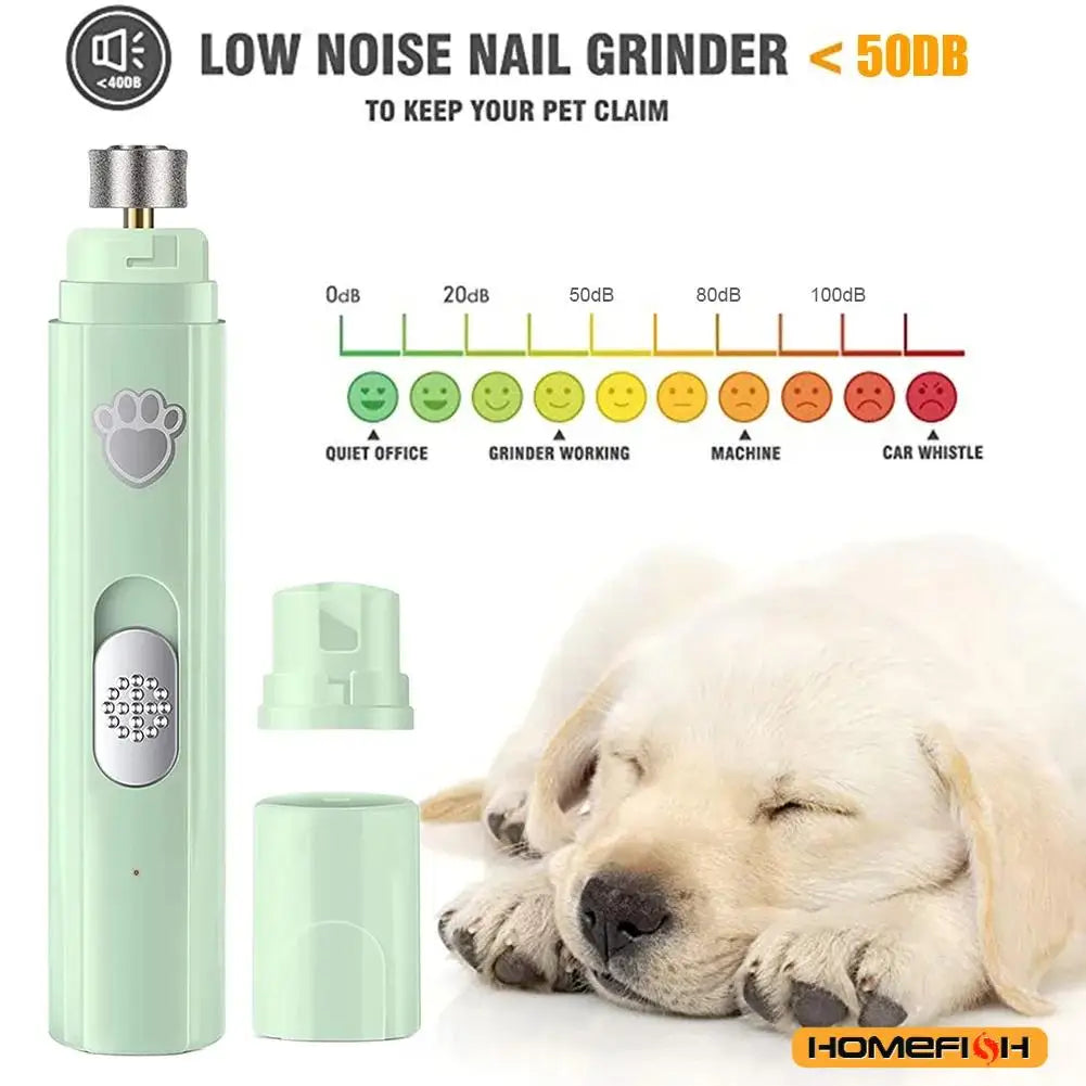 Coupe-Griffes Électrique Rechargeable pour Chien