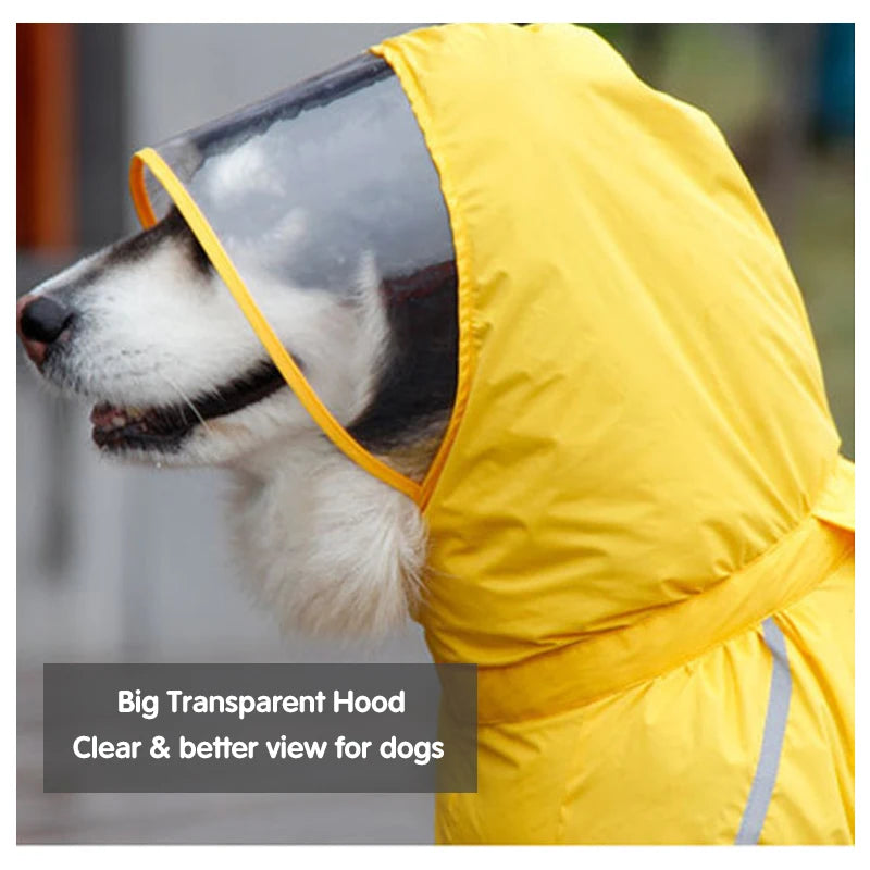 Imperméable pour Chien - Manteau de Pluie à Capuche