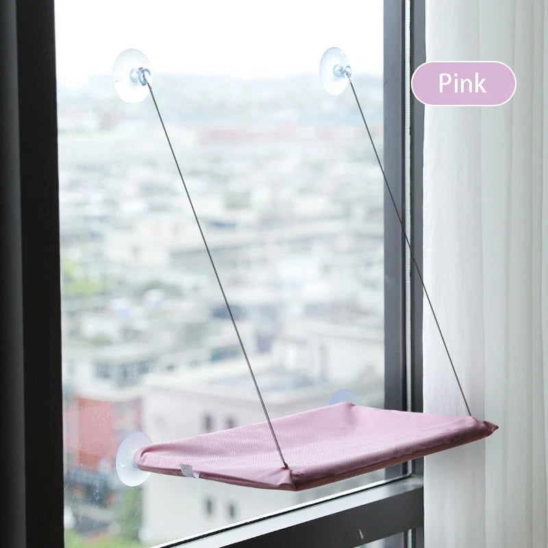 Hamac Suspendu pour Chat avec Ventouse - Lavable