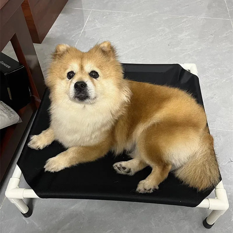 Lit de Camping Pliable pour Chien - Portable et Surélevé