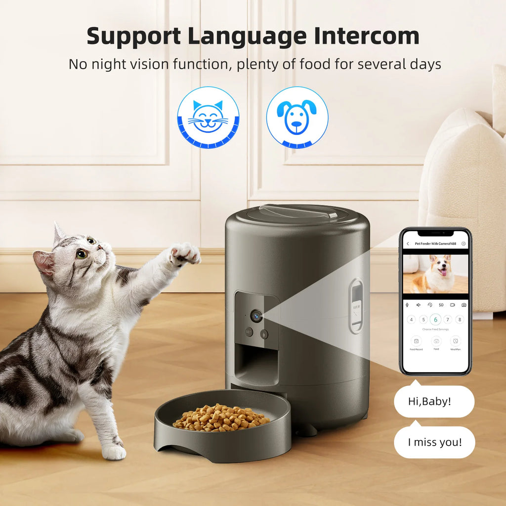 Distributeur Automatique de Croquettes Intelligent pour Chat