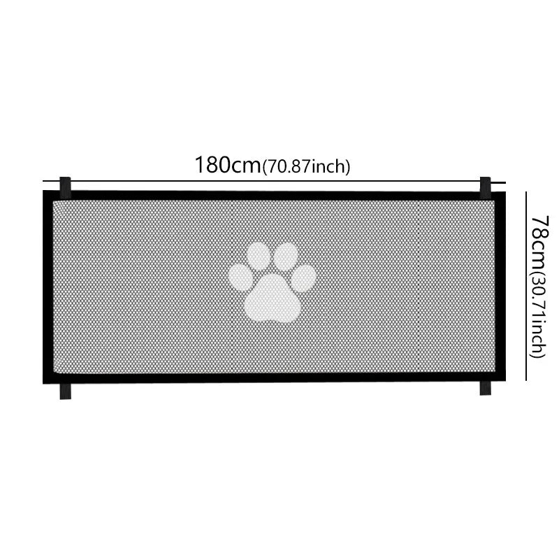 Barrière Extensible en Maille pour Chien