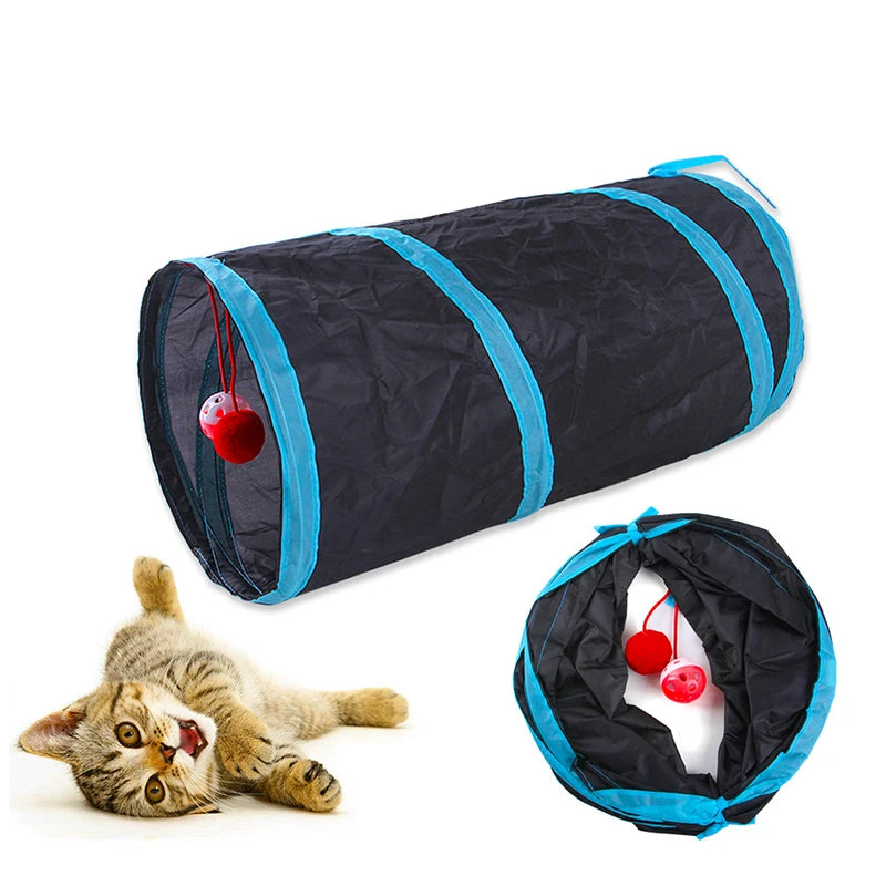 Tunnel Respirant Pliable pour Chat