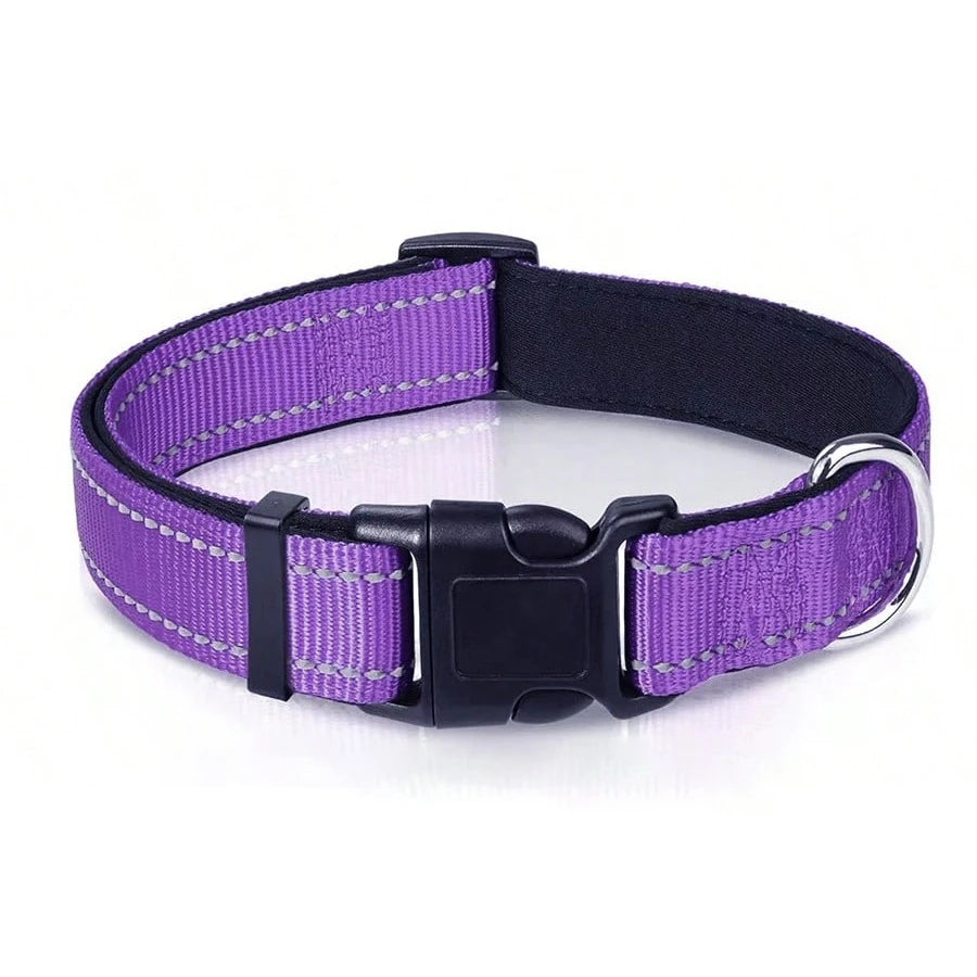 Collier Réfléchissant Rembourré pour Chien