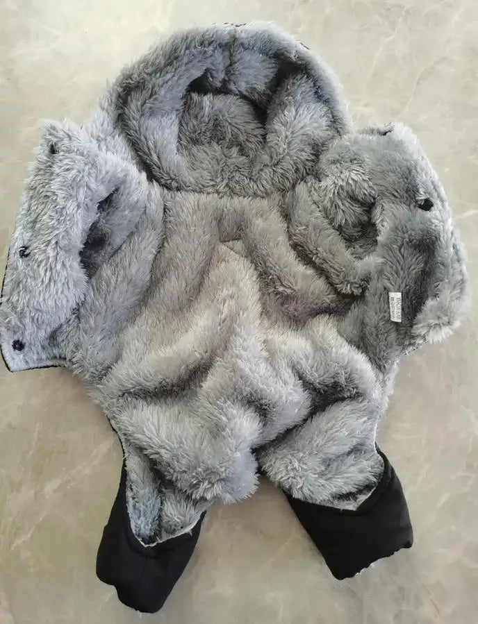 Combinaison d'Hiver Chaude à Capuche pour Chien