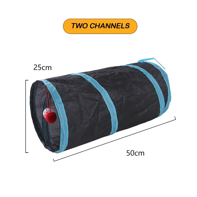 Tunnel Respirant Pliable pour Chat
