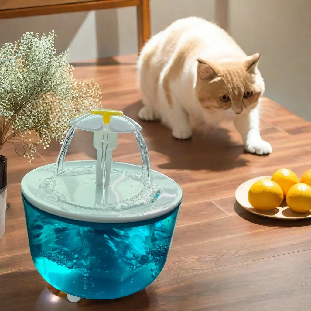 Fontaine à Eau Silencieuse USB pour Chat - 1,2L