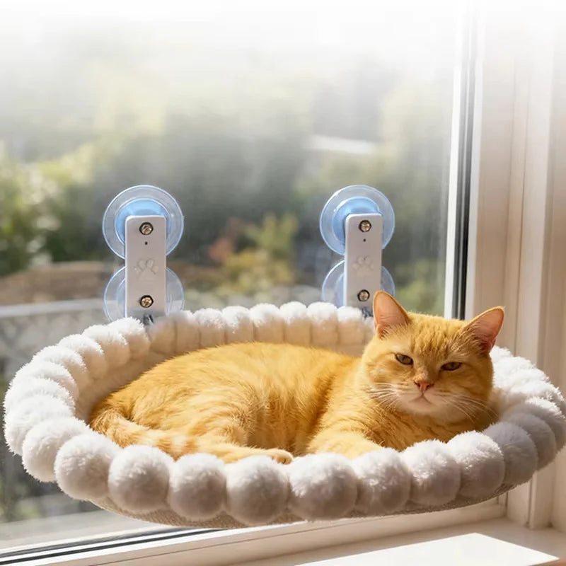 Hamac de Fenêtre pour Chat - Ventouses Renforcées