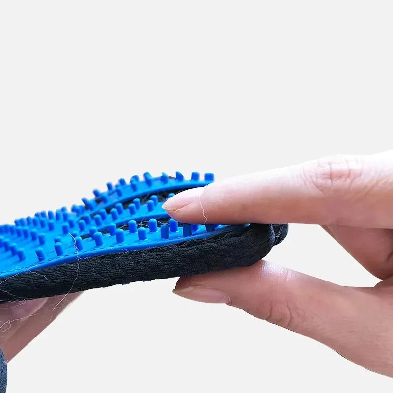 Gant de Toilettage pour Chat - Anti-Poils et Massant