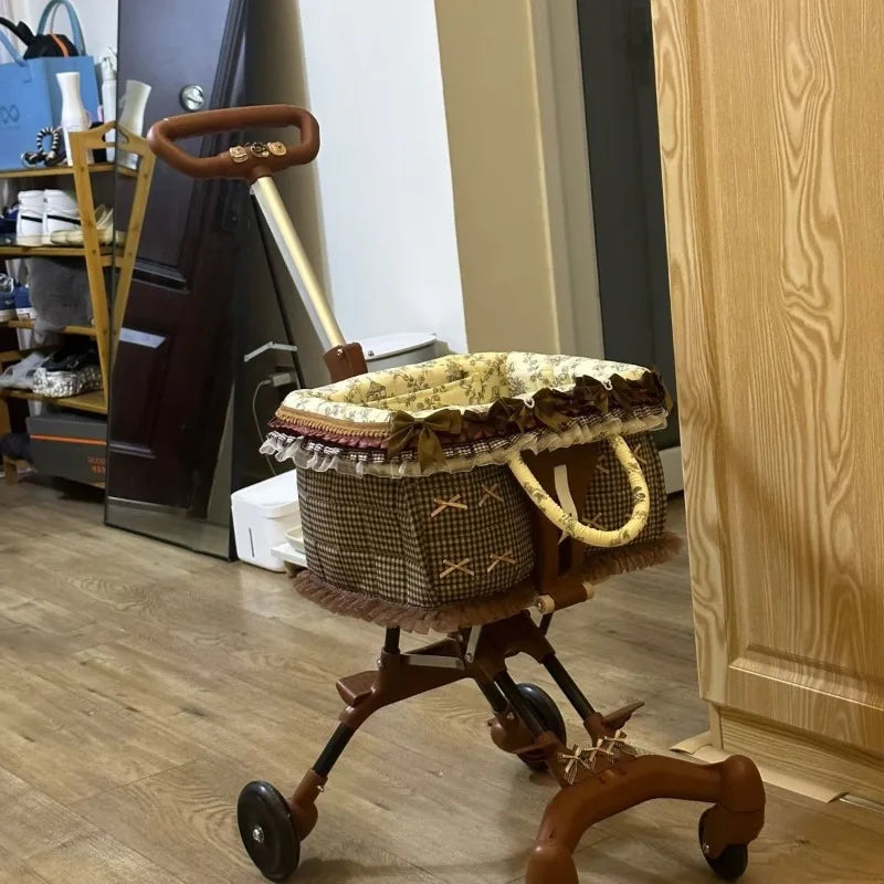 Poussette Légère pour Petits Chiens et Chats