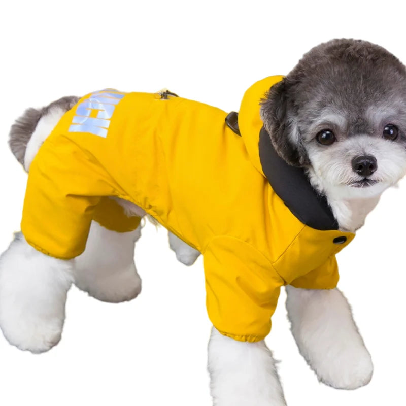 Combinaison d'Hiver Chaude à Capuche pour Chien