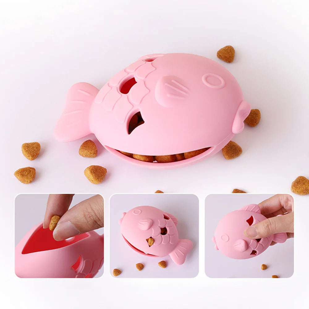 Jouet Distributeur Anti-Fuite pour Chien et Chat