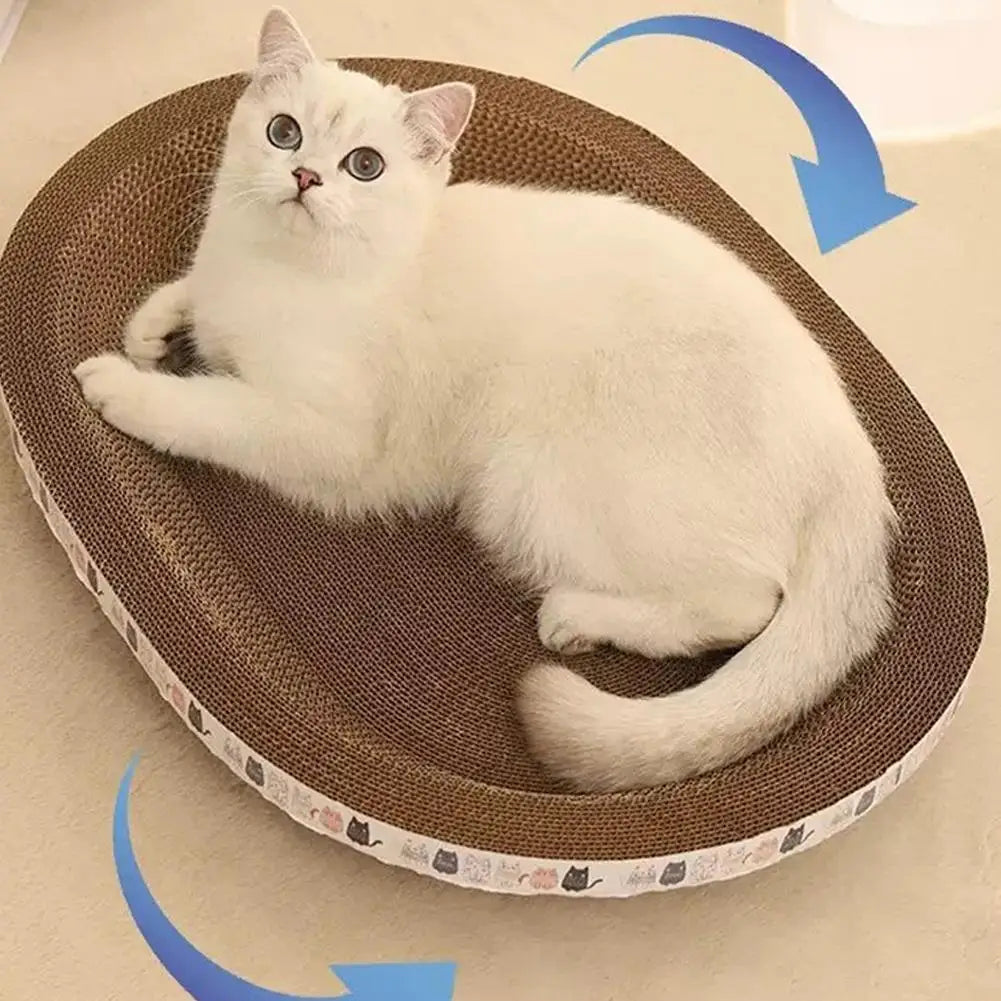 Griffoir en Carton Ondulé pour Chat - Protection Meubles