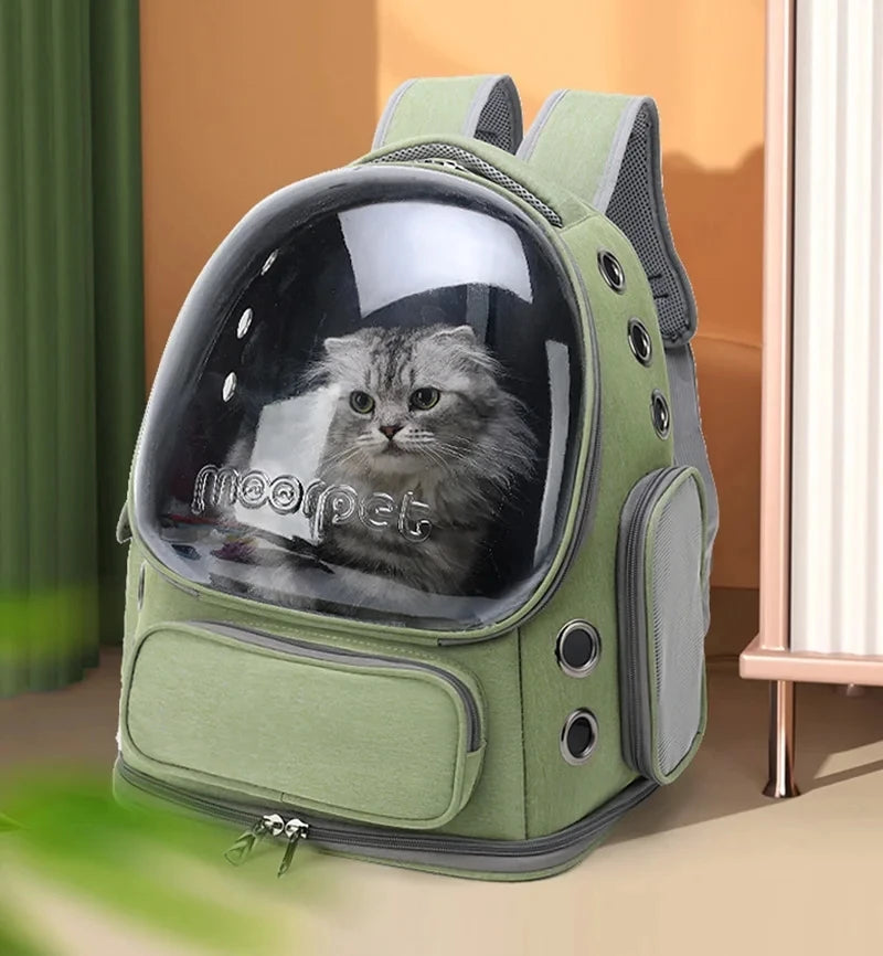 Sac à Dos de Transport pour Chat - Respirant, Idéal Voyage