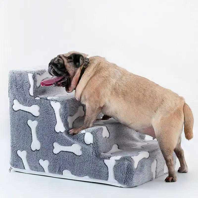 Escalier pour Chien Forme d'Os - Confort Articulaire