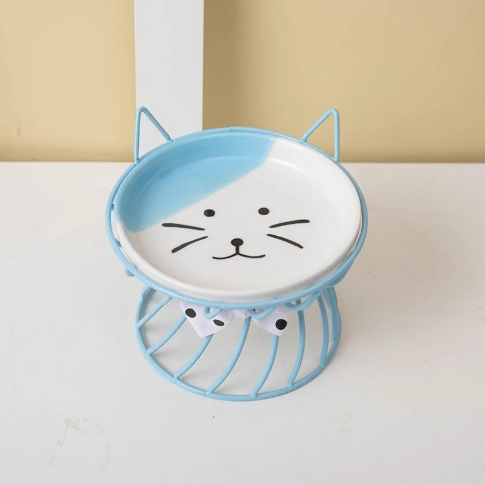 Gamelle Céramique Surélevée Antidérapante pour Chat et Chien
