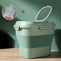 Contenant Pliable de Rangement pour Croquettes - Grande Capacité