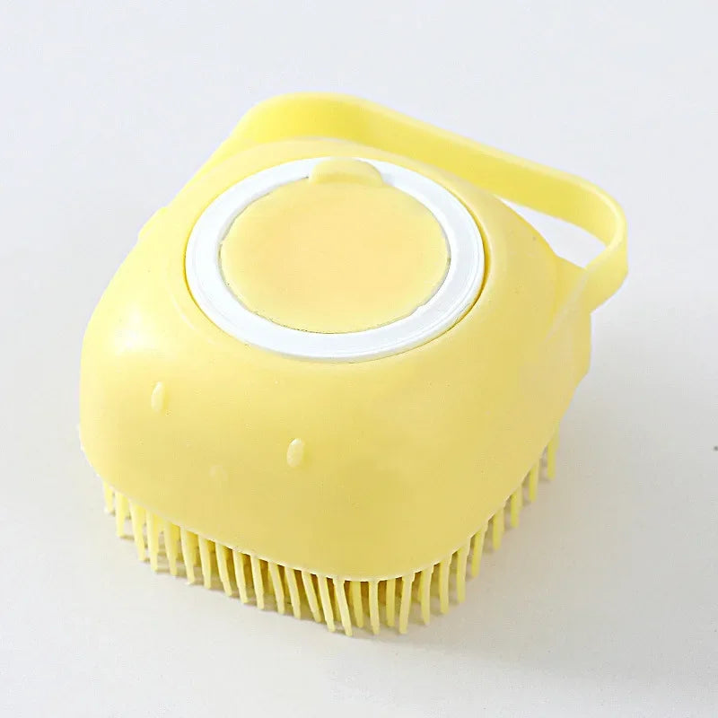 Brosse de Massage et Shampoing pour Chien et Chat - Toilettage Douceur