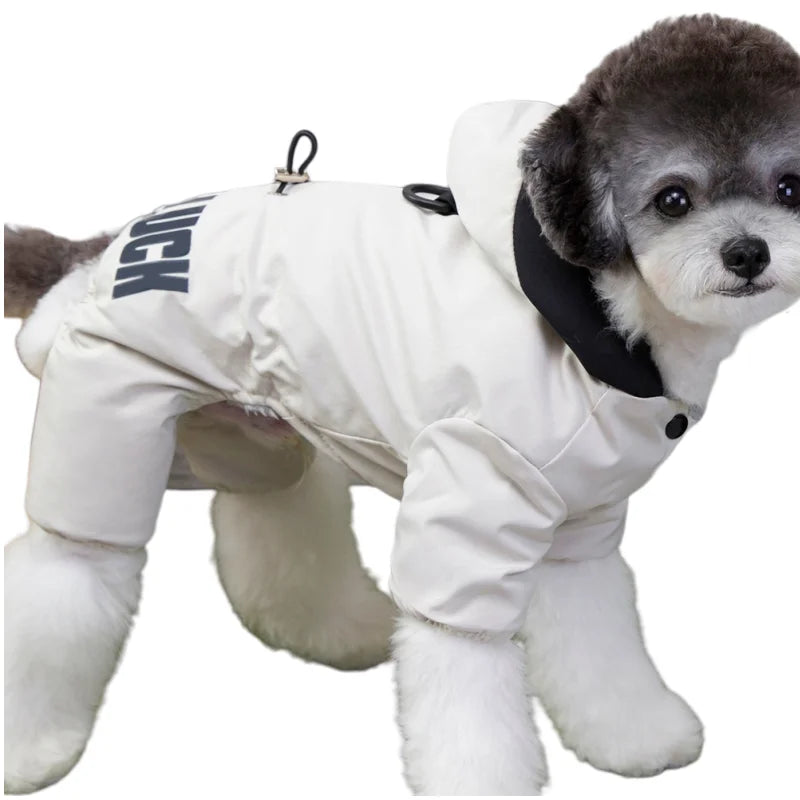 Combinaison d'Hiver Chaude à Capuche pour Chien