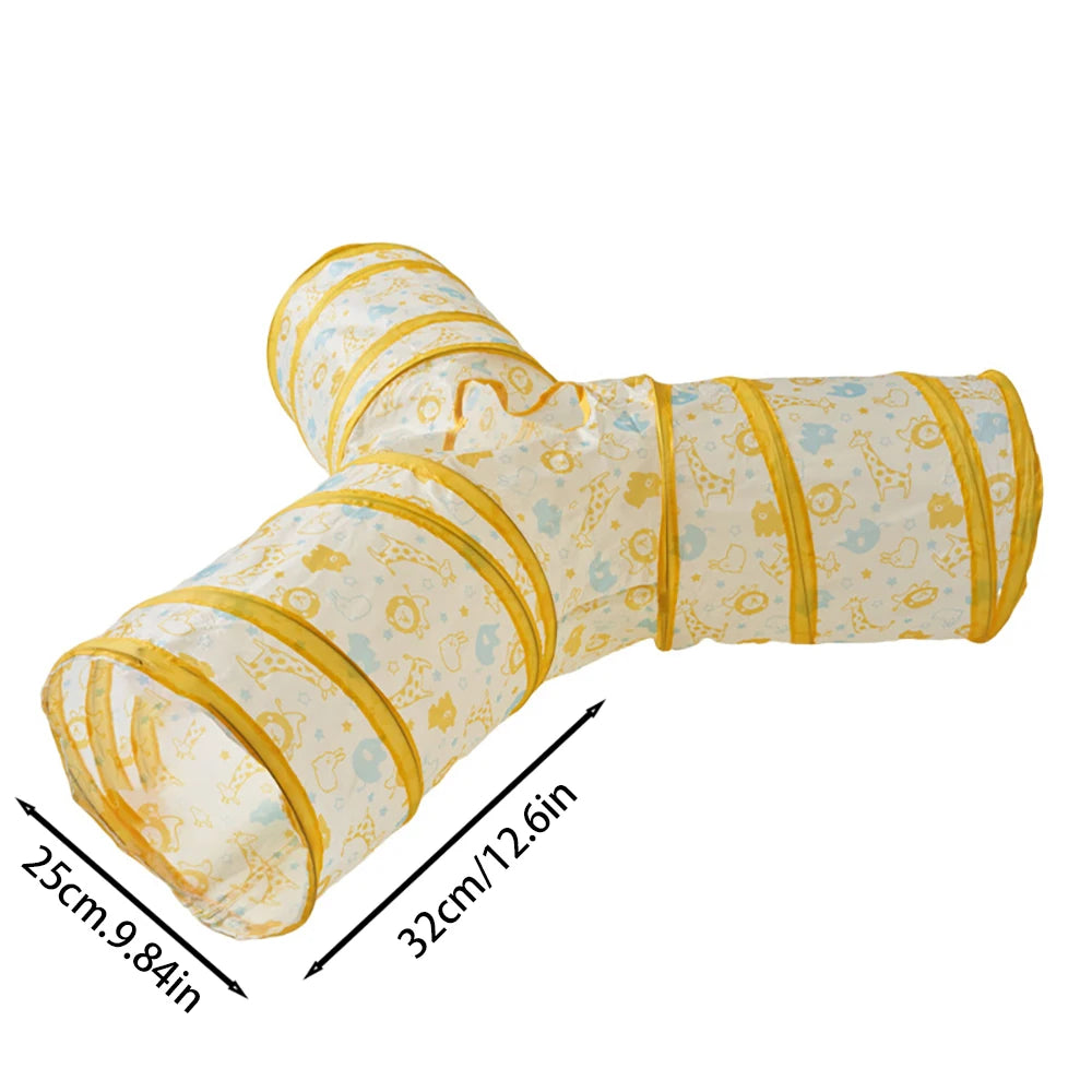Tube Tunnel Pliable d'Entraînement pour Chat