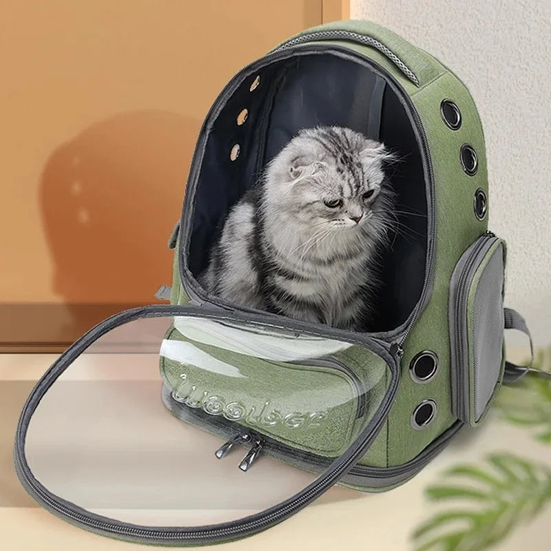 Sac à Dos de Transport pour Chat - Respirant, Idéal Voyage