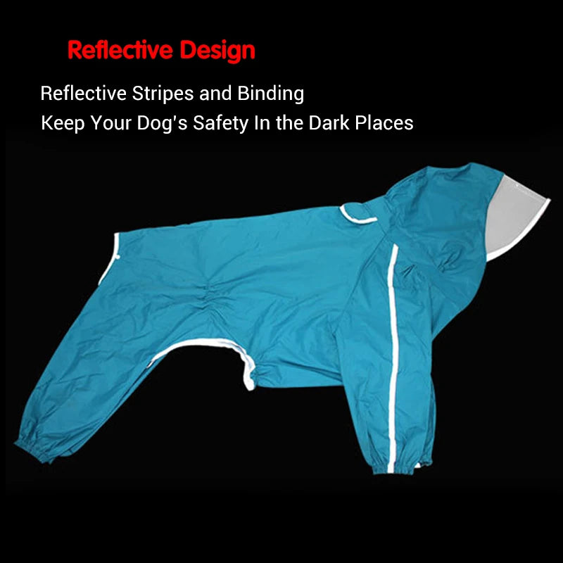 Imperméable pour Chien - Manteau de Pluie à Capuche