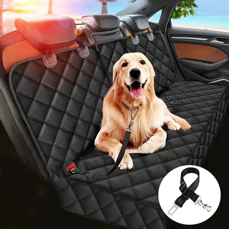 Housse de Siège Auto Imperméable pour Chien - Banquette Arrière